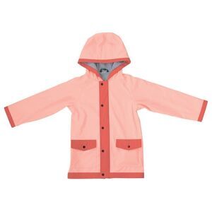Mucky Wear Children's Rain Coat Drawstring Unicorn Peach